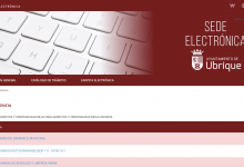 fotografía del portal de transparencia del Ayuntamiento